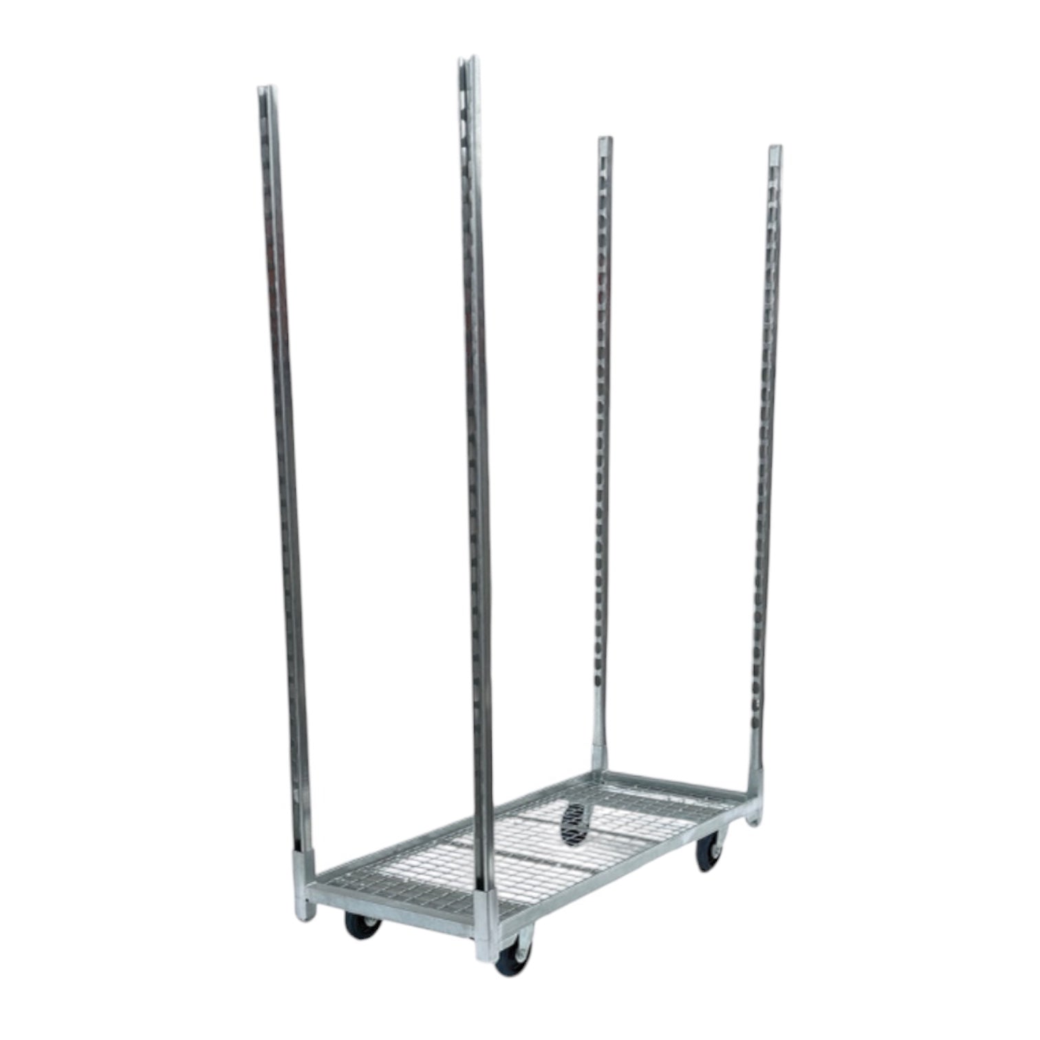 deense kar draadstaal met standaard wielen, incl staanders 1350 x 570