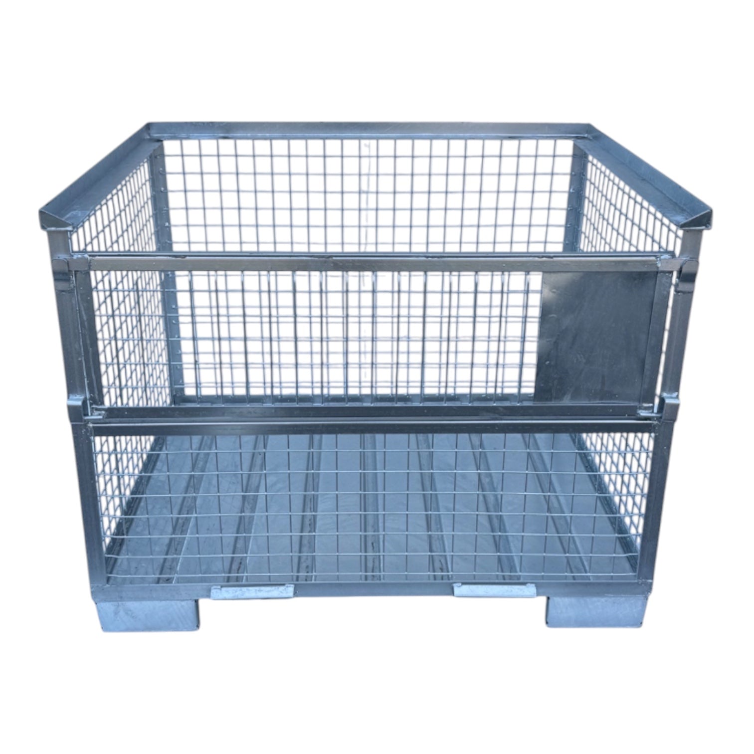 gitterbox gb008a xl thermisch verzinkt met 1 klep nieuw 1240 x 1035 x