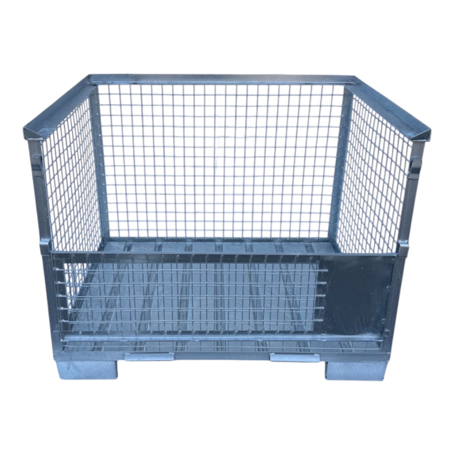 gitterbox gb008a xl thermisch verzinkt met 1 klep nieuw 1240 x 1035 x