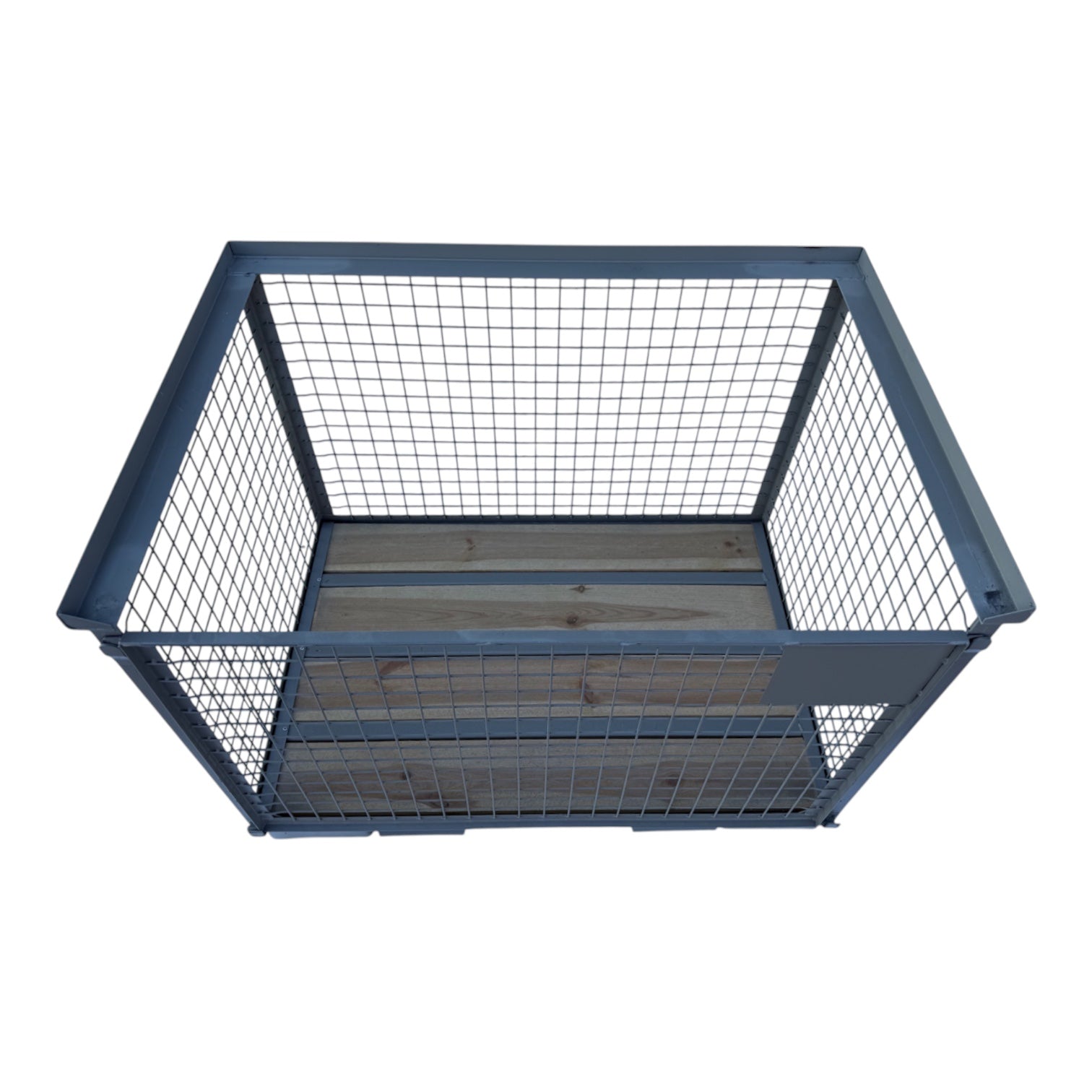 gitterbox gb011 afneembaar front nieuw grijs 1240 x 835 x 970 mm