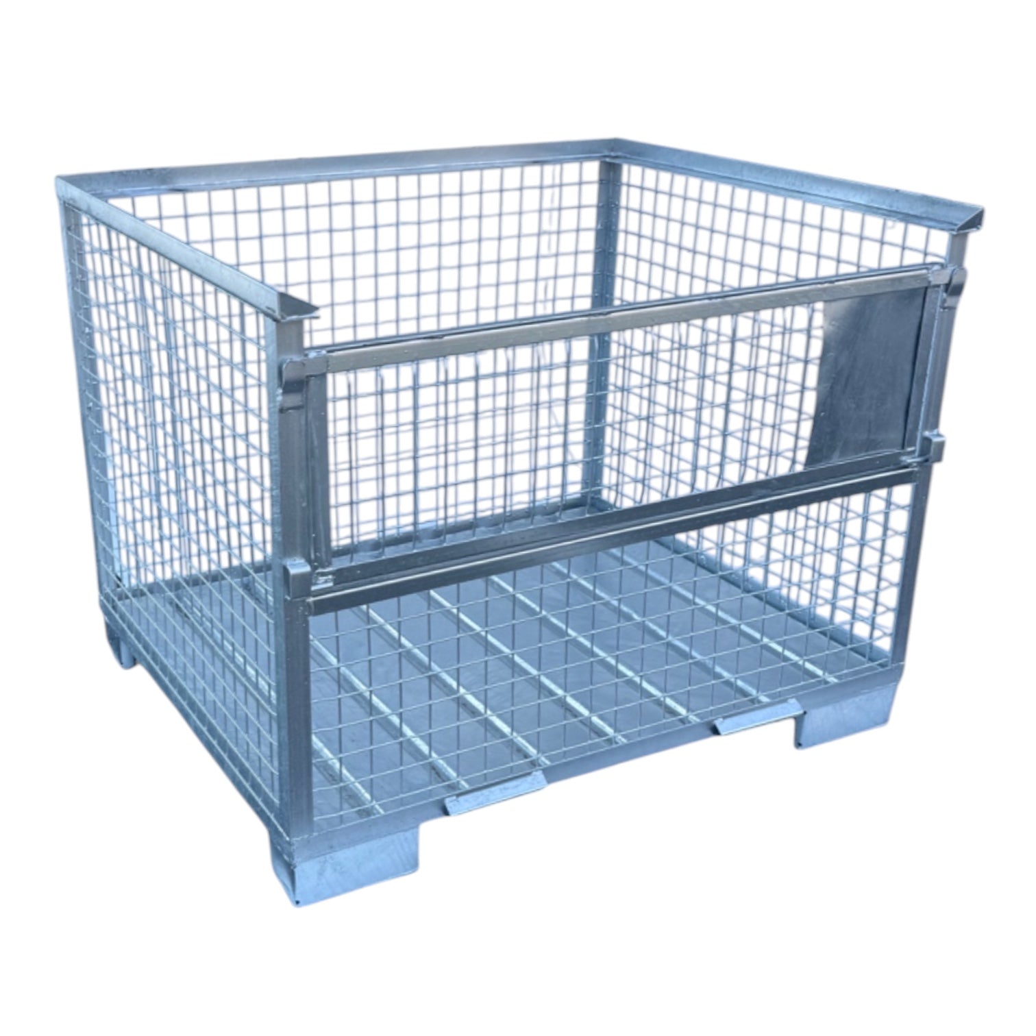 gitterbox gb008a xl thermisch verzinkt met 1 klep nieuw 1240 x 1035 x