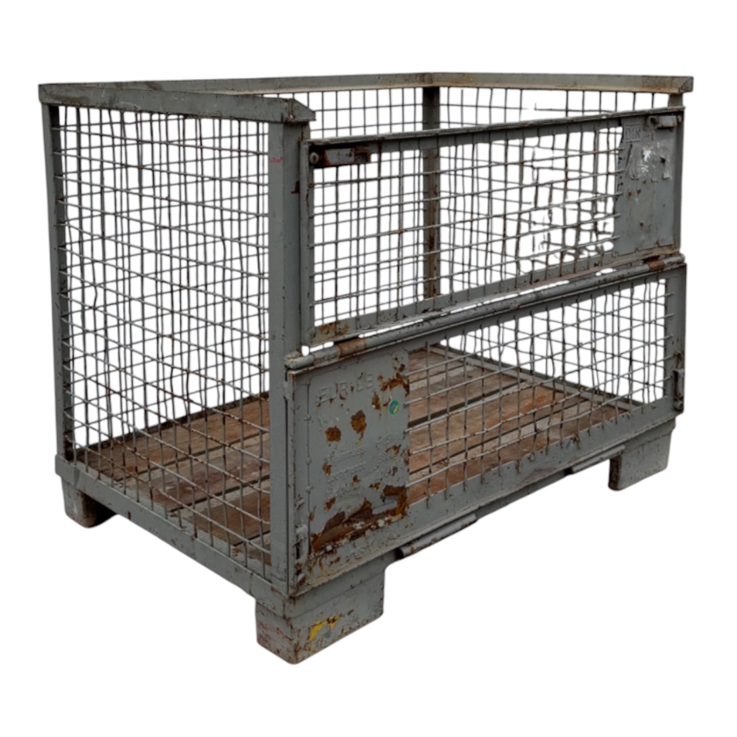 gitterbox gebruikt met 1 klep 1240 x 835 x 970 mm