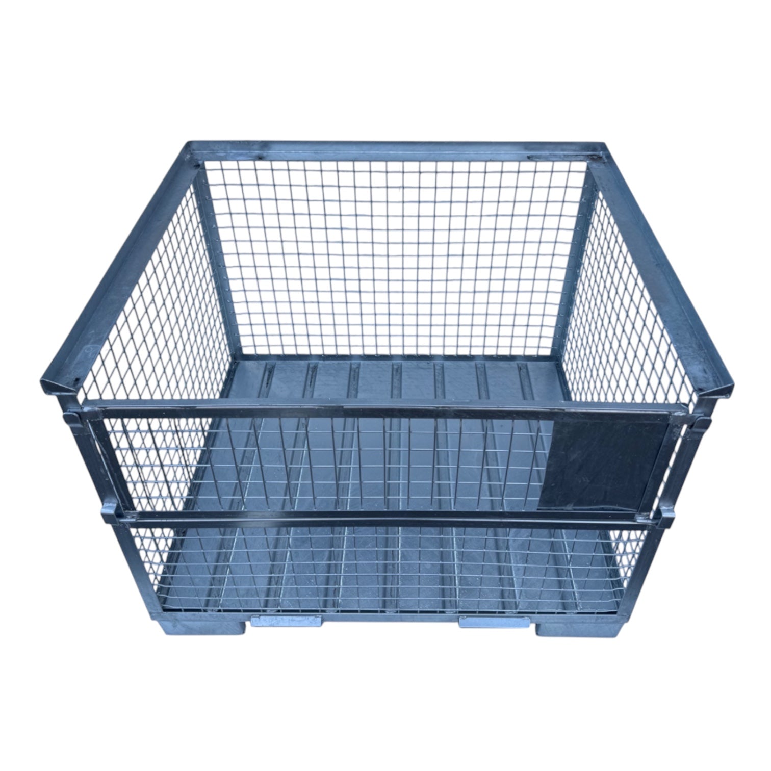 gitterbox gb008a xl thermisch verzinkt met 1 klep nieuw 1240 x 1035 x