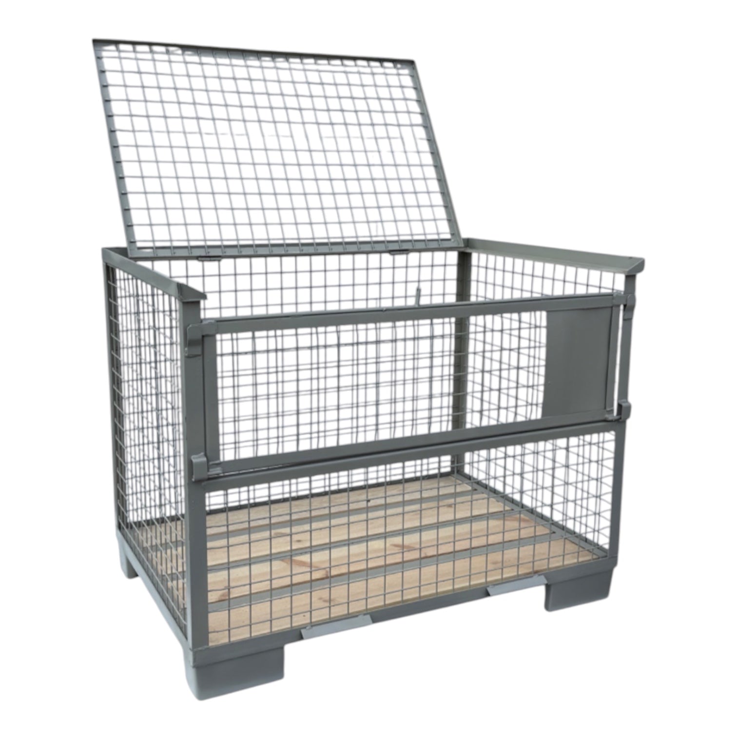 gitterbox gb015 met anti diefstalklep nieuw 1240 x 835 x 970 mm