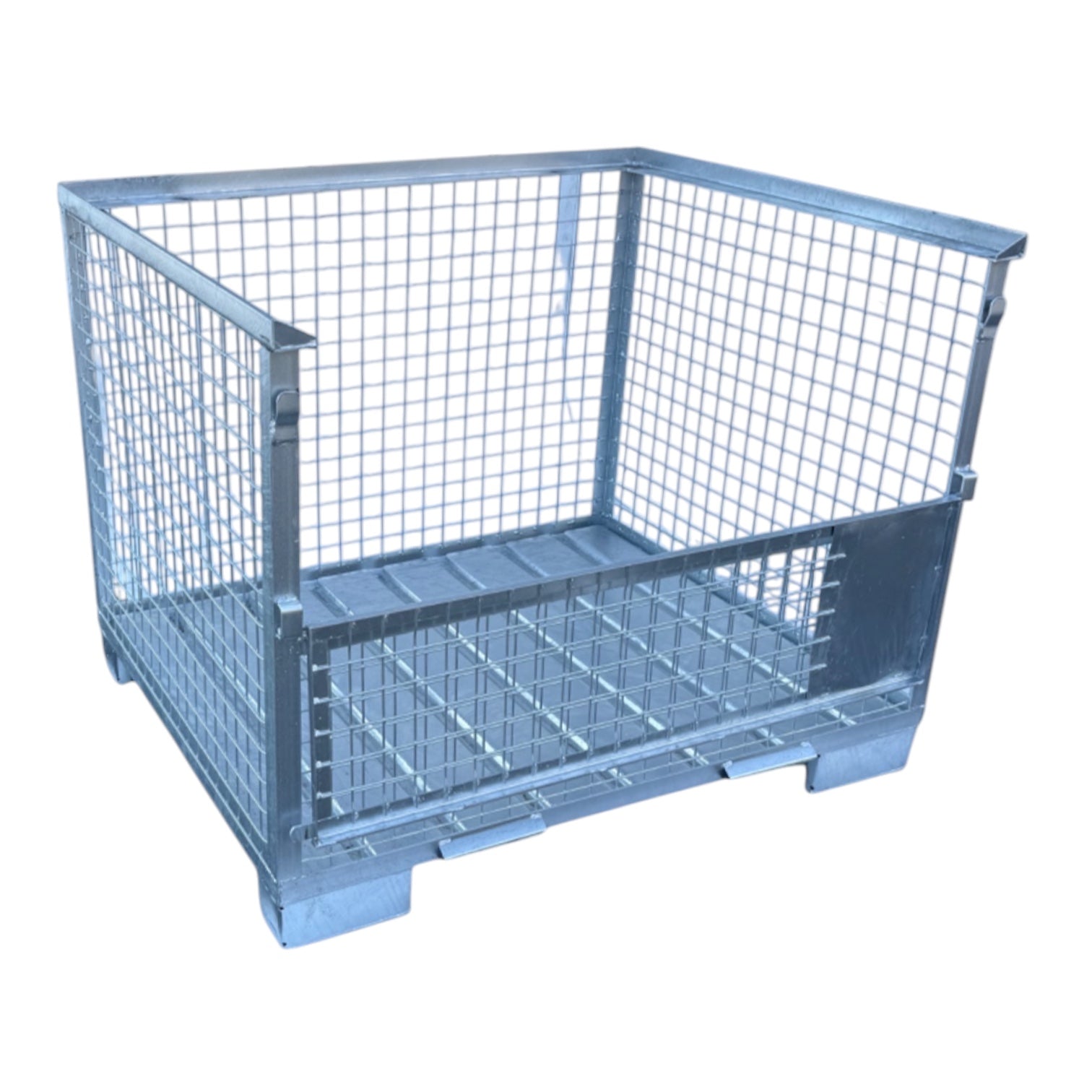 gitterbox gb008a xl thermisch verzinkt met 1 klep nieuw 1240 x 1035 x