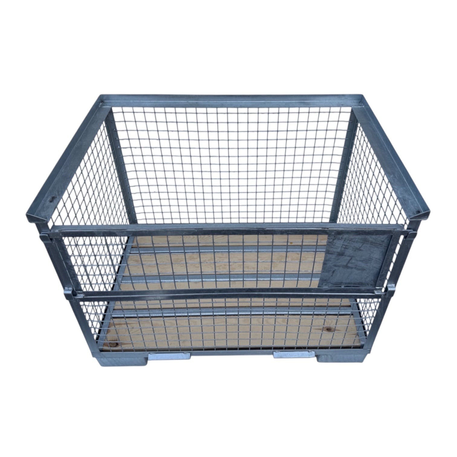 gitterbox gb009 verzinkt met 1 klep 1240 x 835 x 970 mm