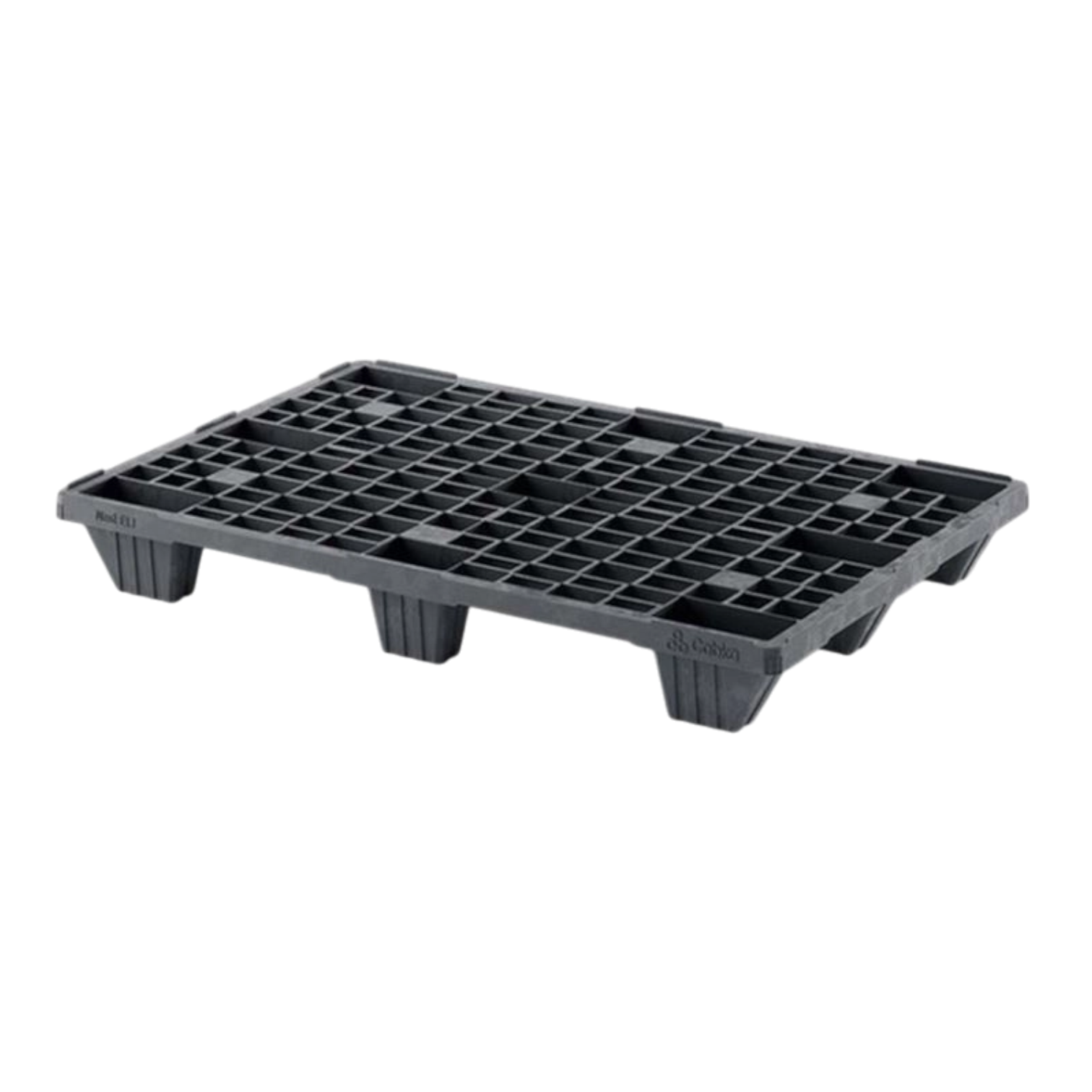 kunststof pallet nestbaar open 800 x 1200 mm kp001 nieuw, 15 stuks