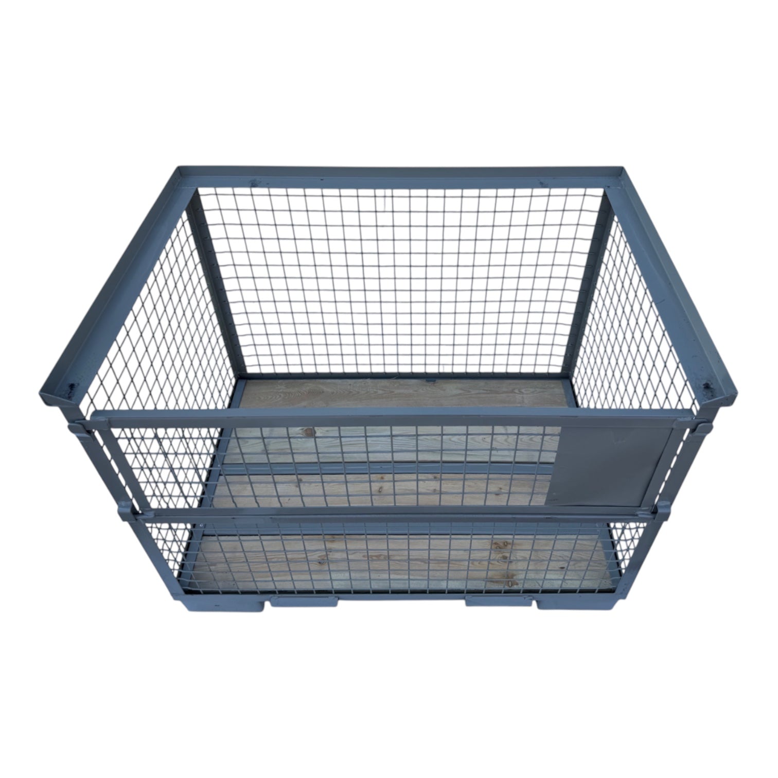 Gitterbox GB007A XL hout met staal nieuw grijs 1240 x 1035 x 970 mm - Afbeelding 13