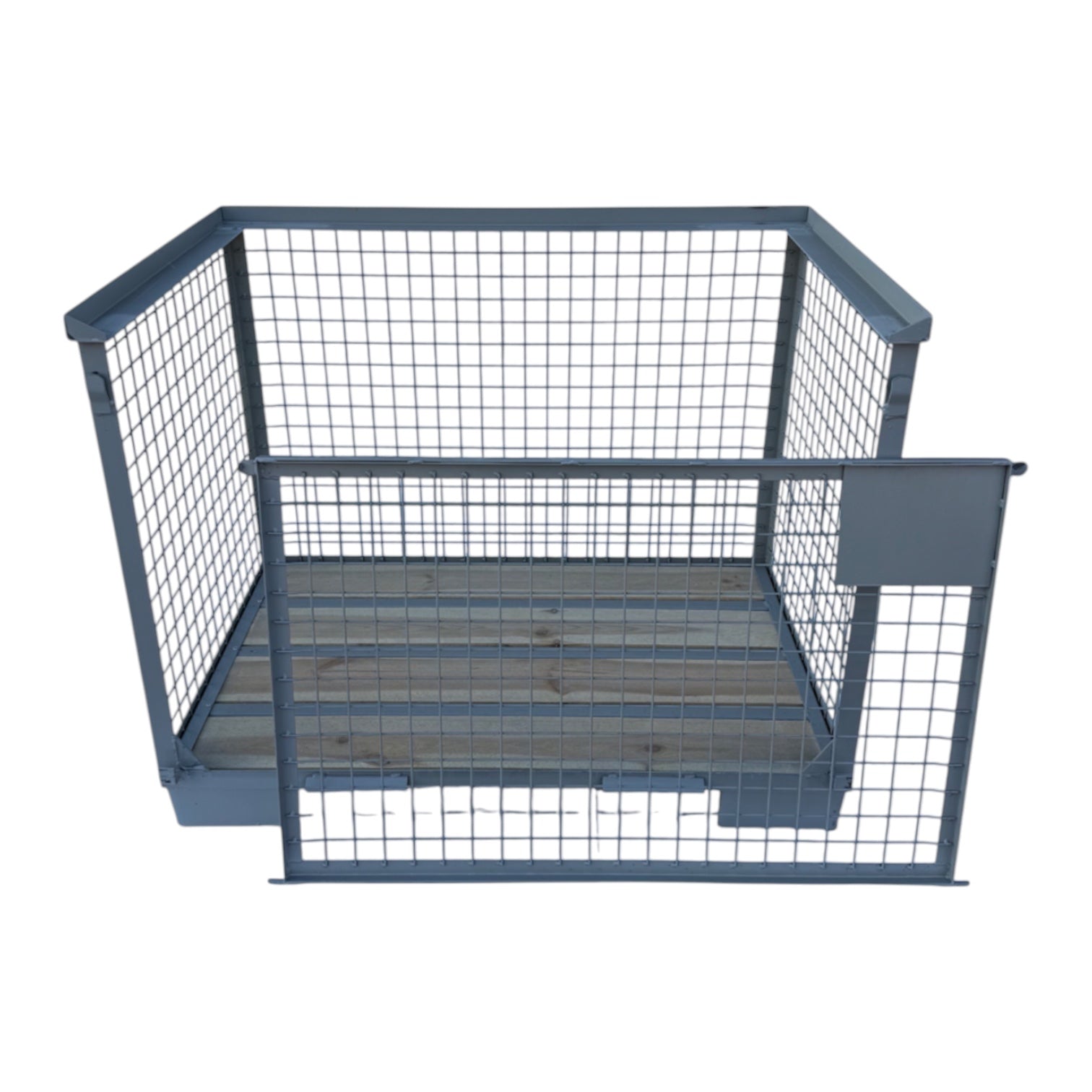 Gitterbox GB011 afneembaar front nieuw grijs 1240 x 835 x 970 mm - Afbeelding 20