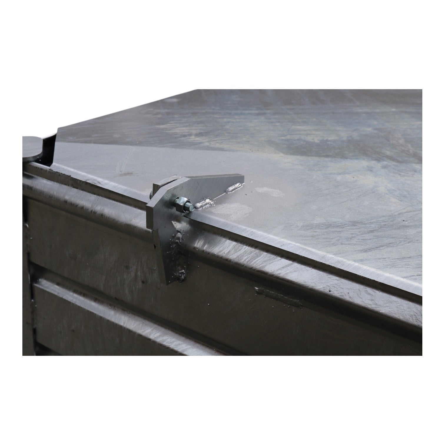 Verzinkte stapelbak M met 2 kleppen geprofileerde staalplaat 800 x 1000 x 500 mm - Afbeelding 15