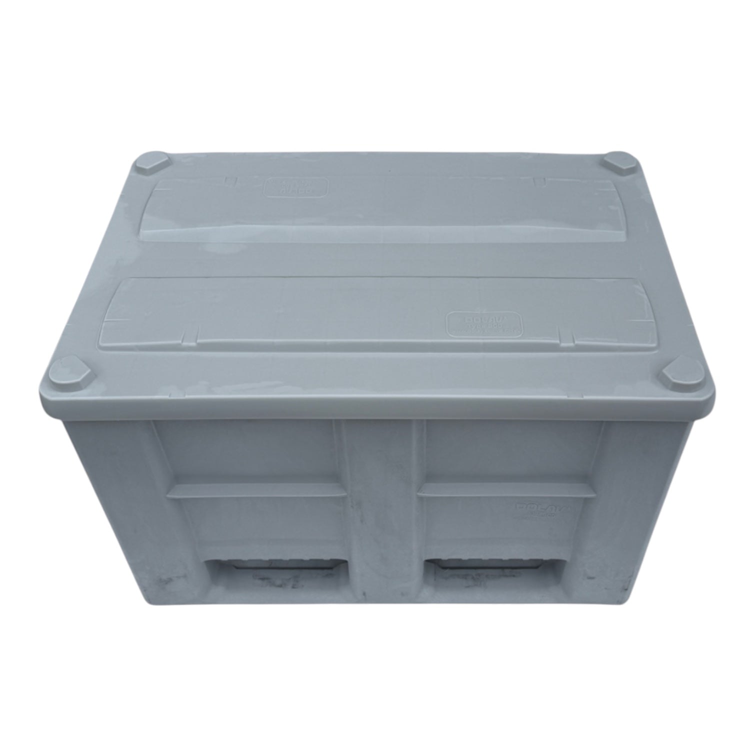 dolav palletbox dp004 nieuw grijs 1200 x 800 x 740 mm