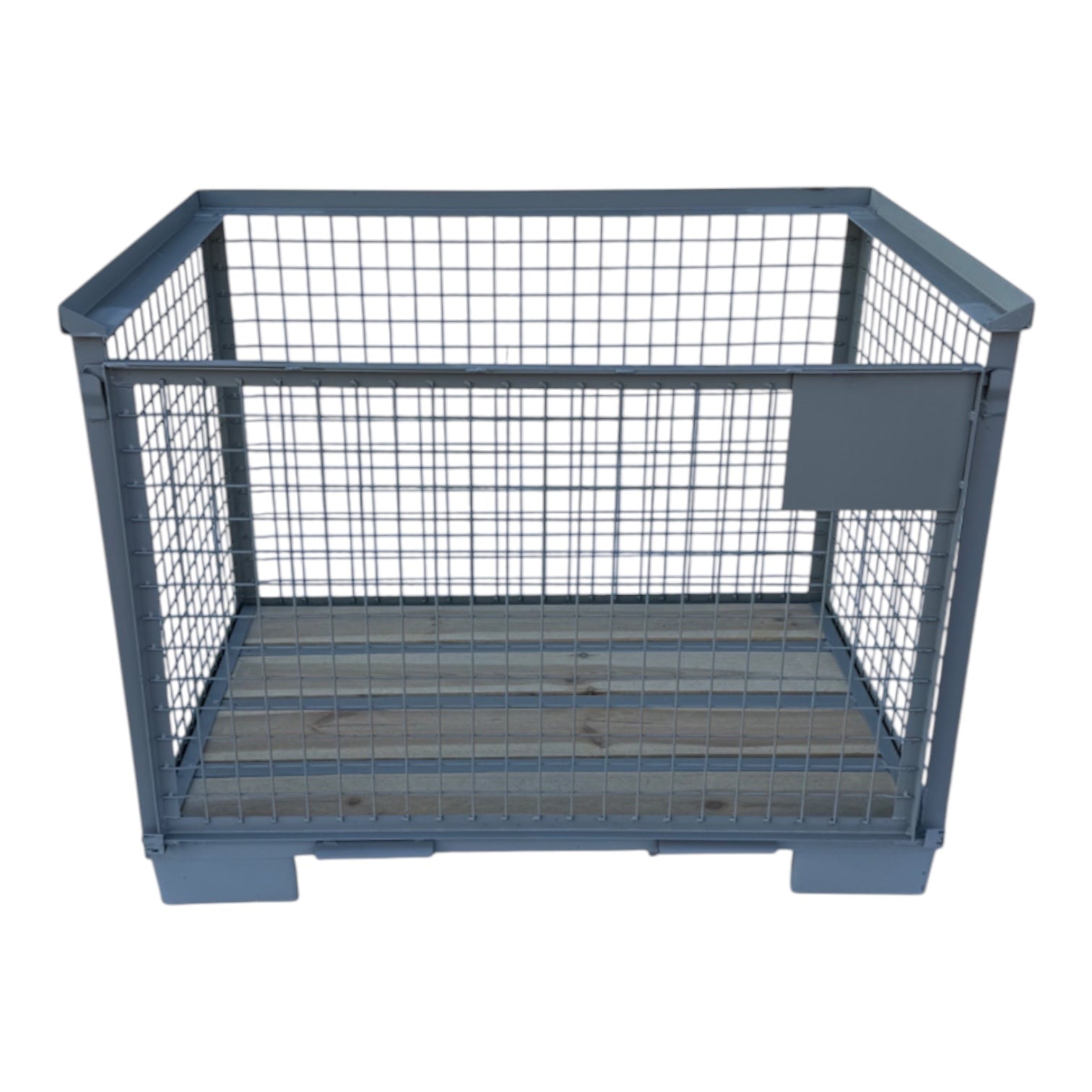 gitterbox gb011 afneembaar front nieuw grijs 1240 x 835 x 970 mm