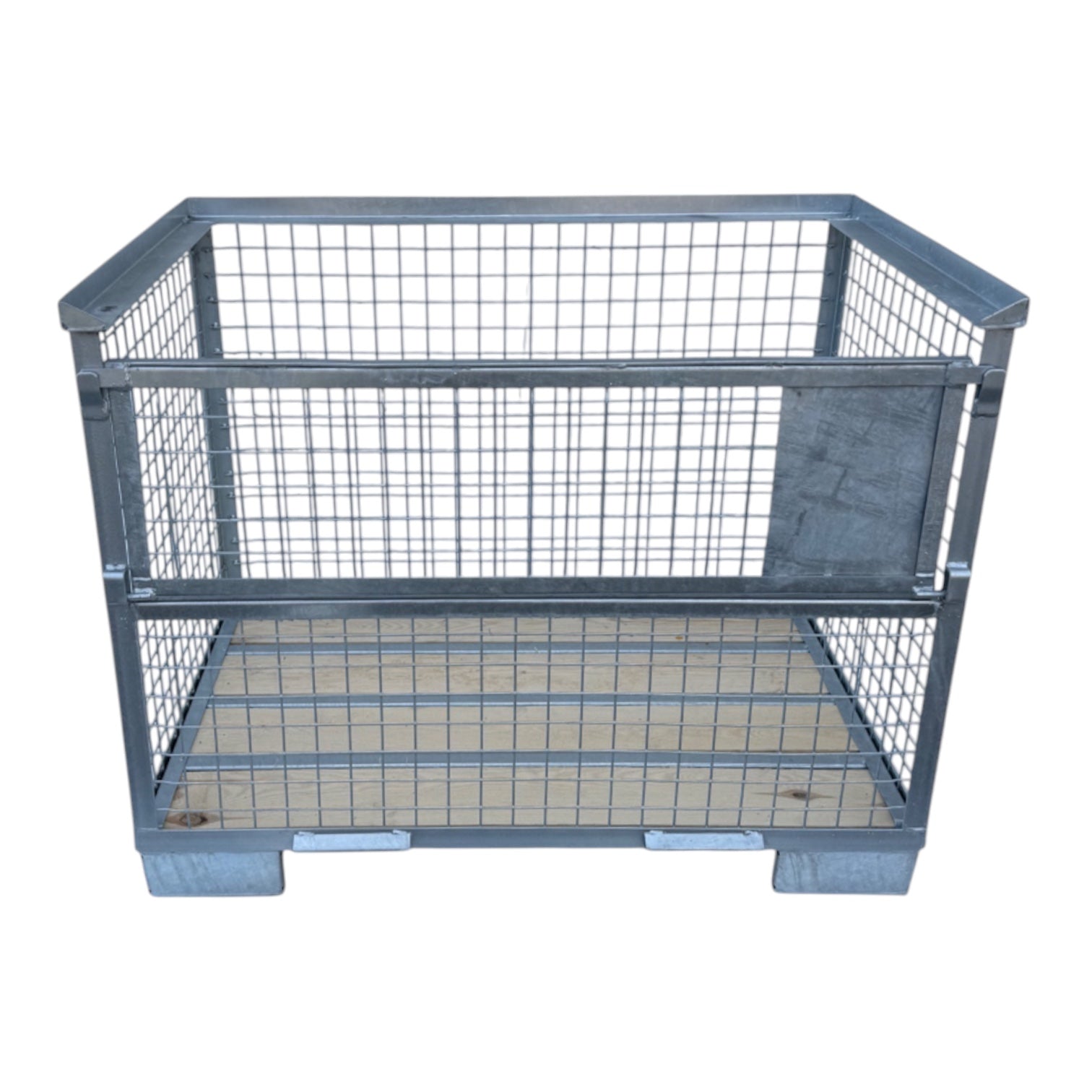Gitterbox GB009 verzinkt met 1 klep 1240 x 835 x 970 mm - Afbeelding 13