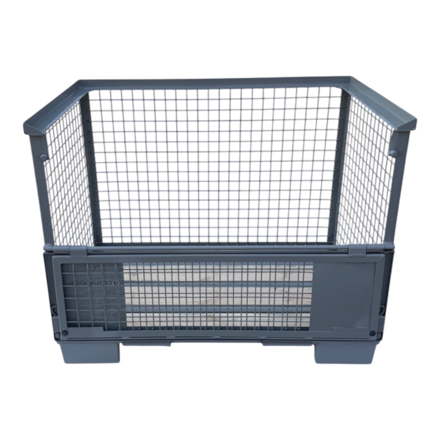 Gitterbox GB002 UIC norm nieuw grijs 1240 x 835 x 970 mm - Afbeelding 14