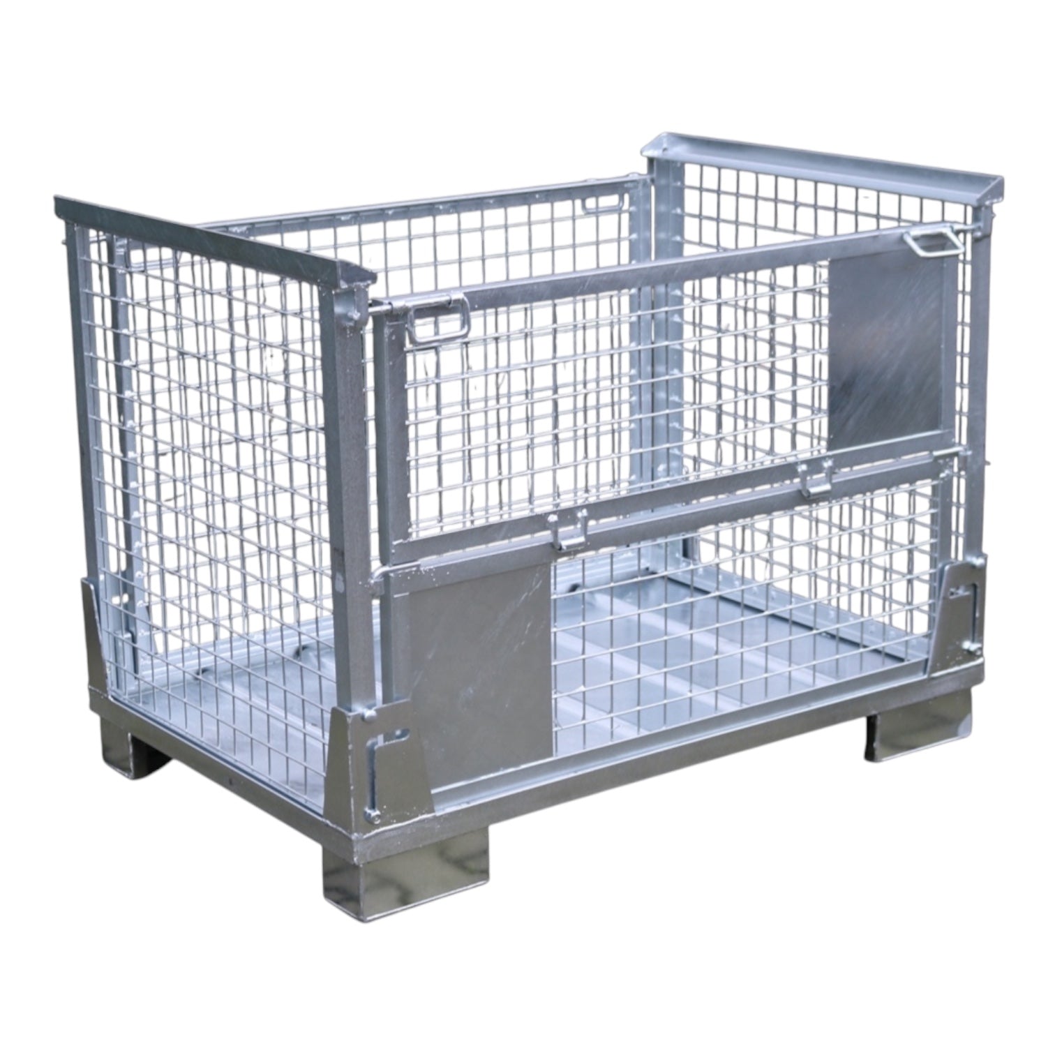 Gitterbox GB035 inklapbaar gegalvaniseerd 835 x 1240 x 970 mm - Afbeelding 13