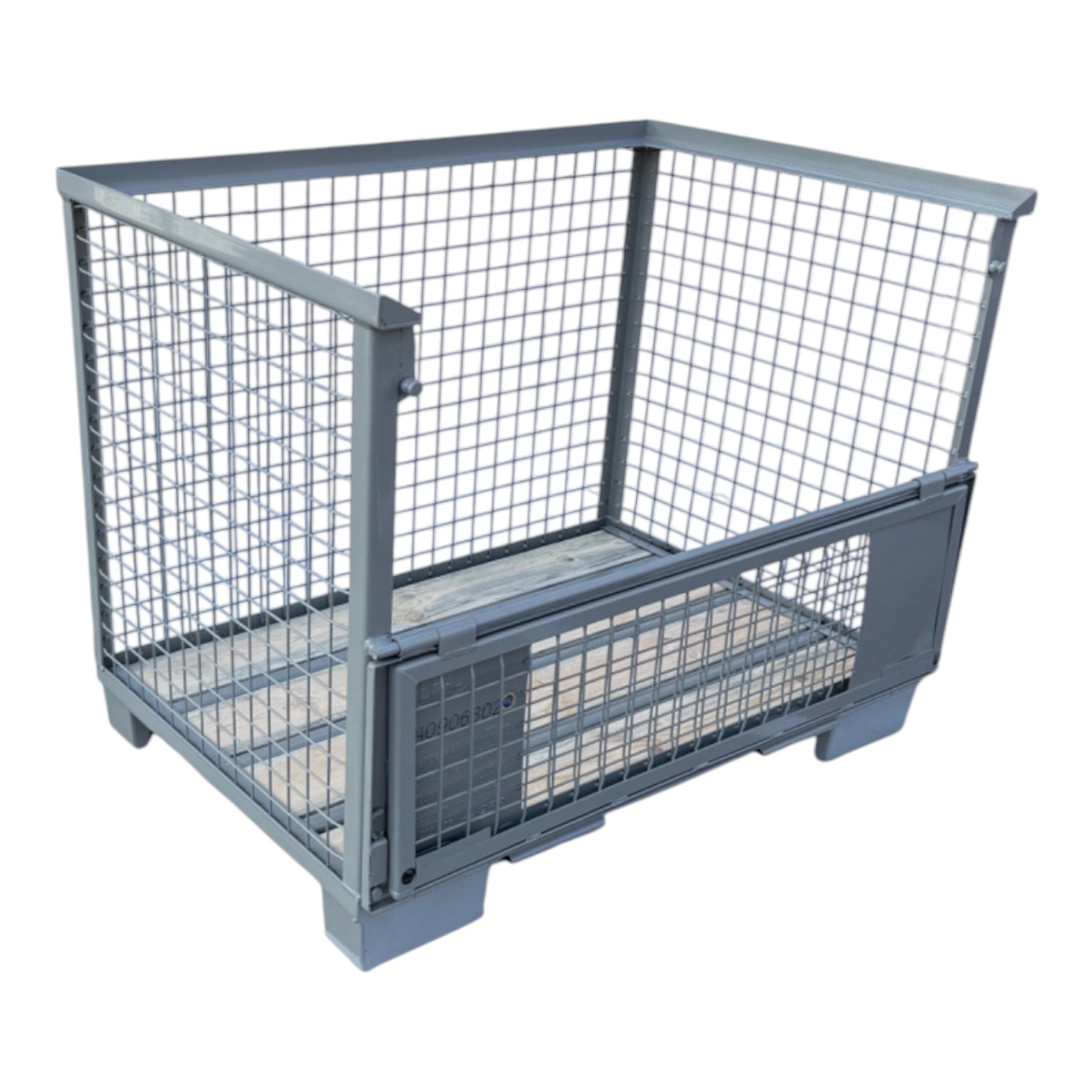 gitterbox gb002 uic norm nieuw grijs 1240 x 835 x 970 mm