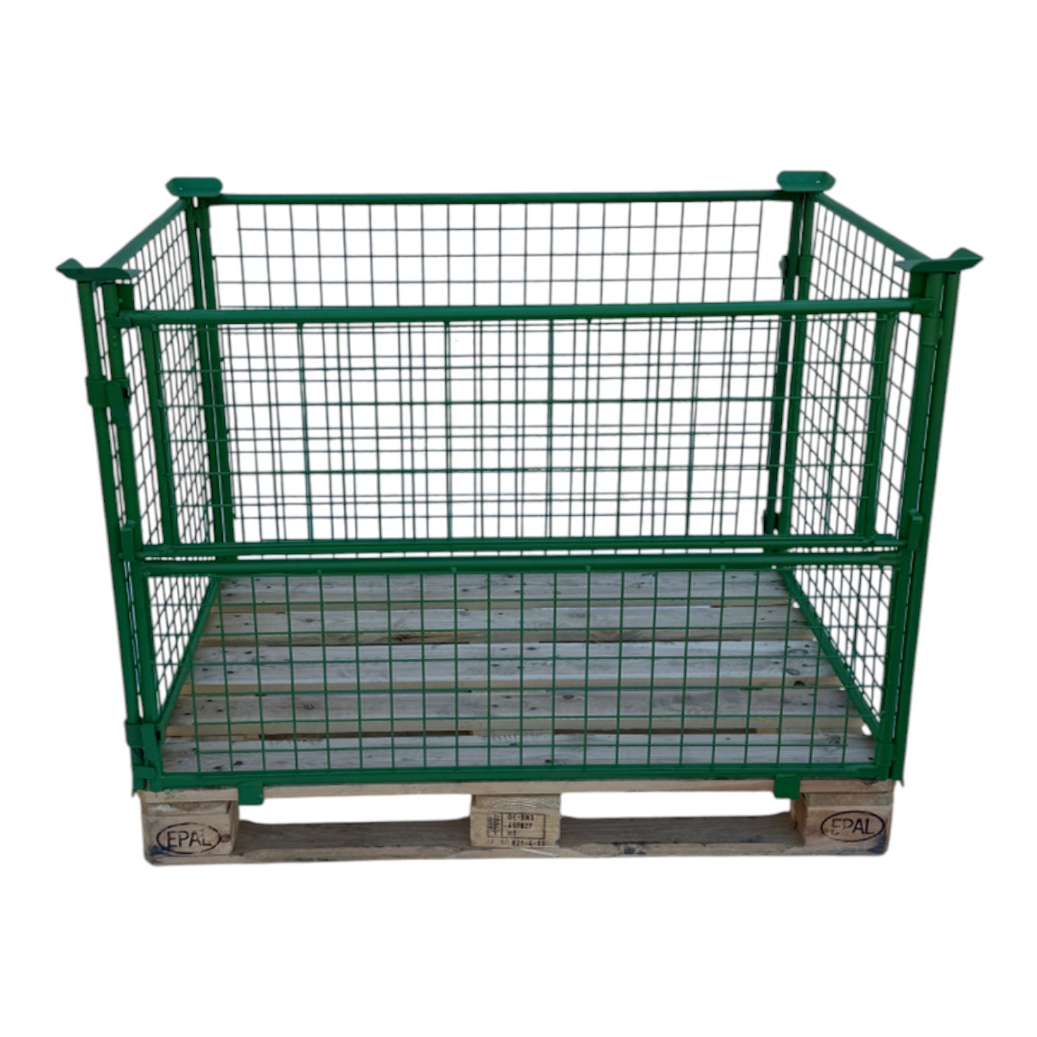 gitterbox gb013a opzetranden groen 1200 x 800 x 800 mm
