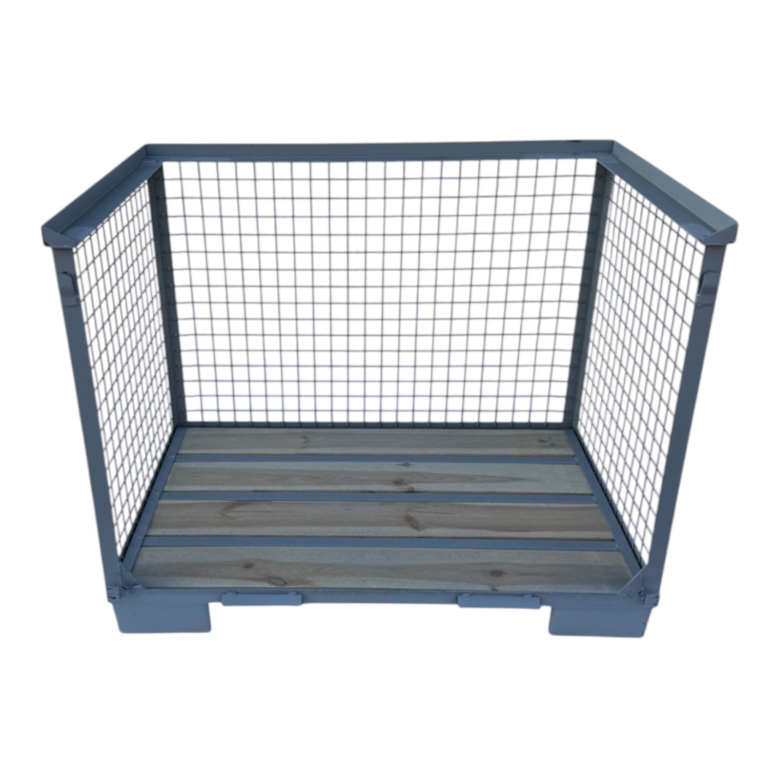 gitterbox gb011 afneembaar front nieuw grijs 1240 x 835 x 970 mm