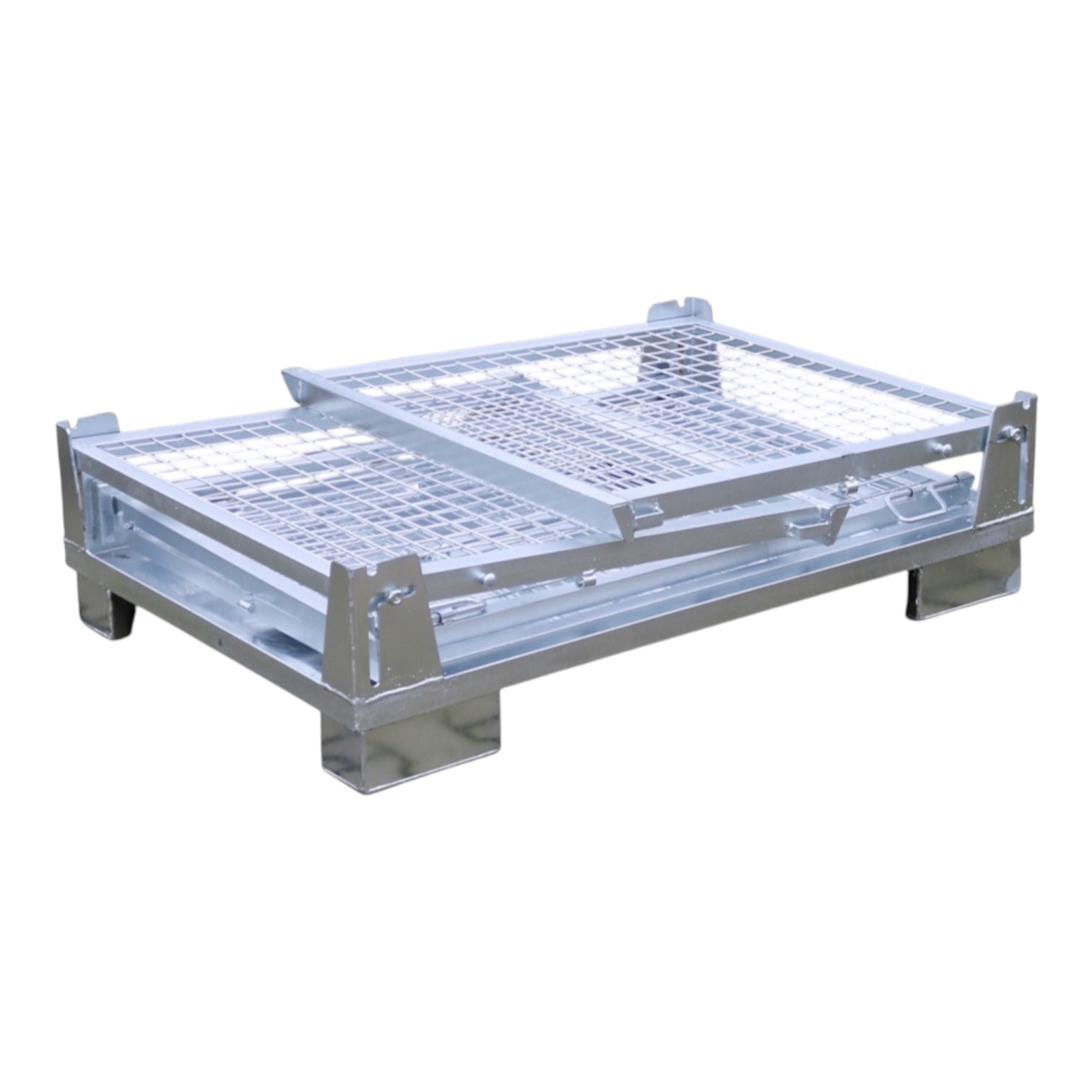gitterbox gb035 inklapbaar gegalvaniseerd 835 x 1240 x 970 mm