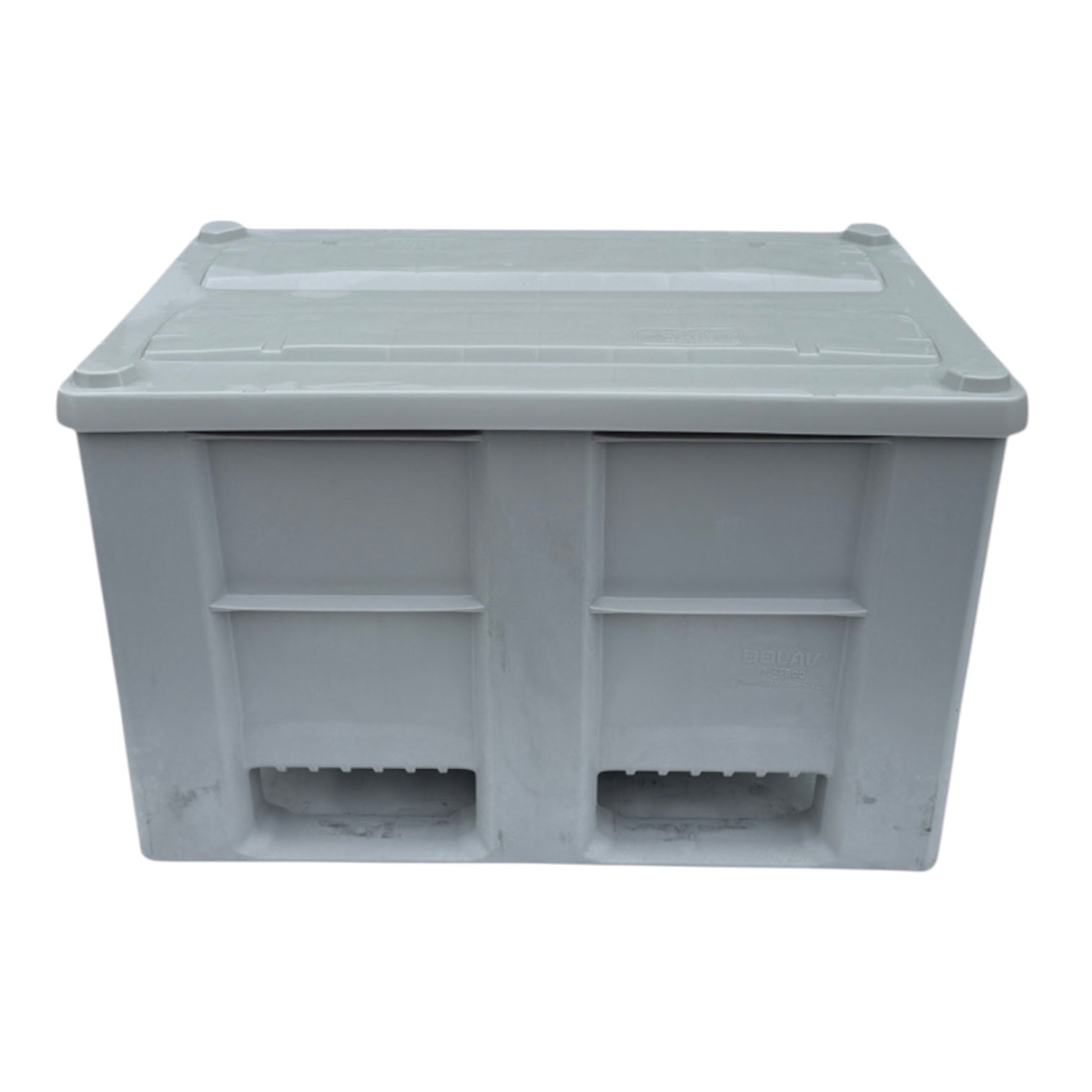 dolav palletbox dp004 nieuw grijs 1200 x 800 x 740 mm