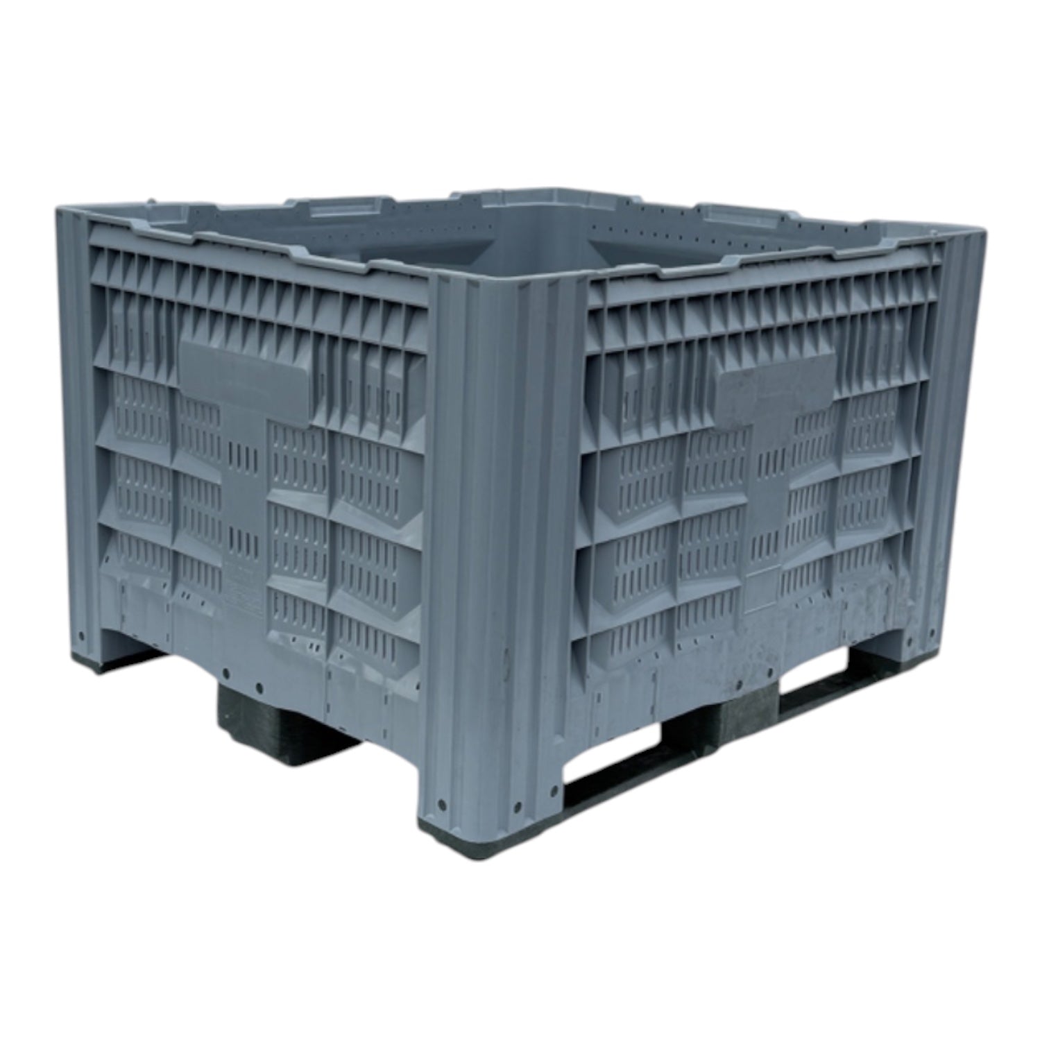 Kunststof palletbox PB003 nieuw grijs 1200 x 1000 x 785 mm - Afbeelding 15