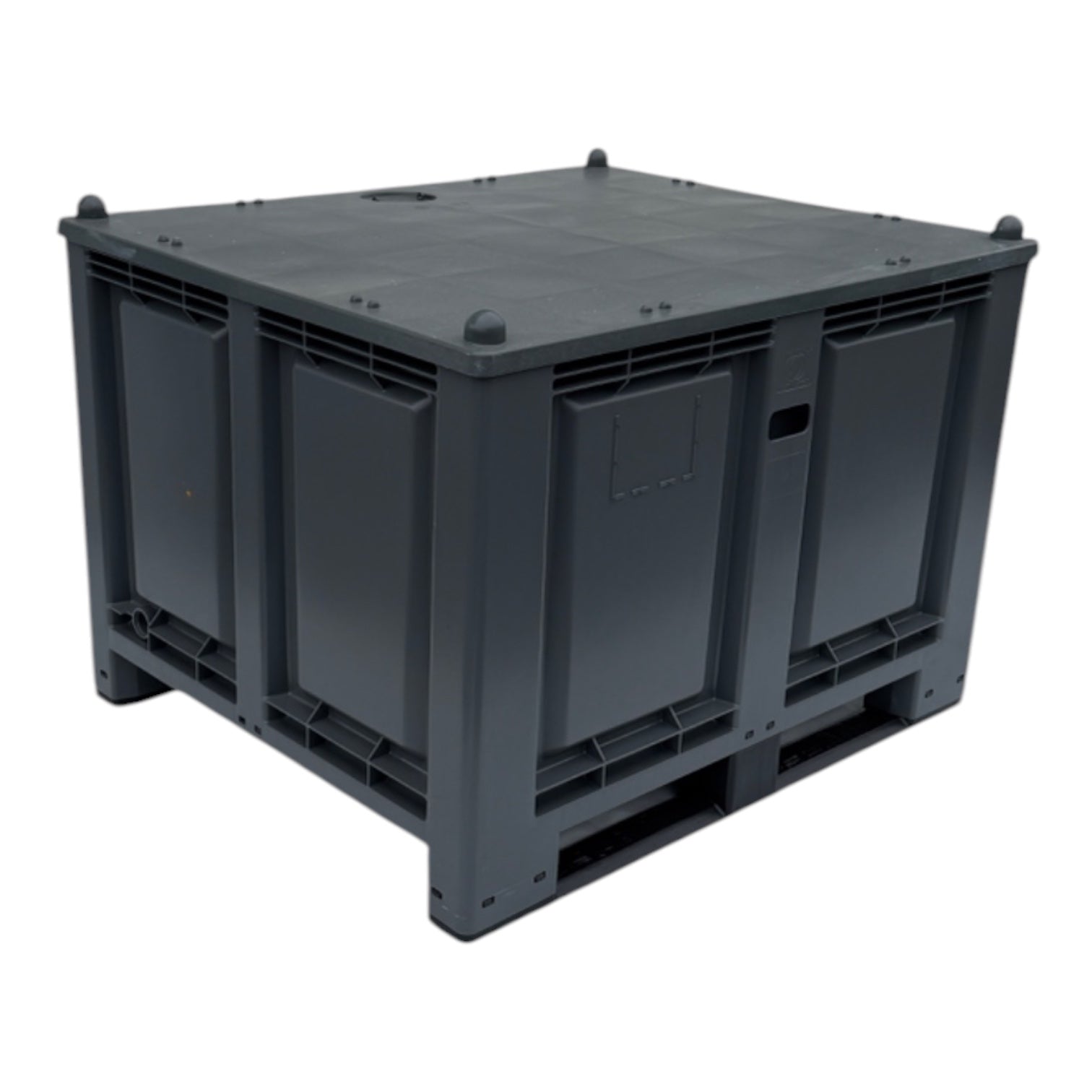 Kunststof palletbox PB010 nieuw zwart 1200 x 1000 x 830 mm - Afbeelding 18
