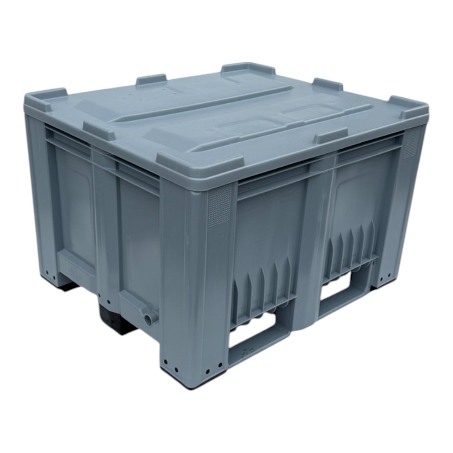 kunststof palletbox pb018 nieuw met 3 sleden 1200 x 1000 x 765 mm