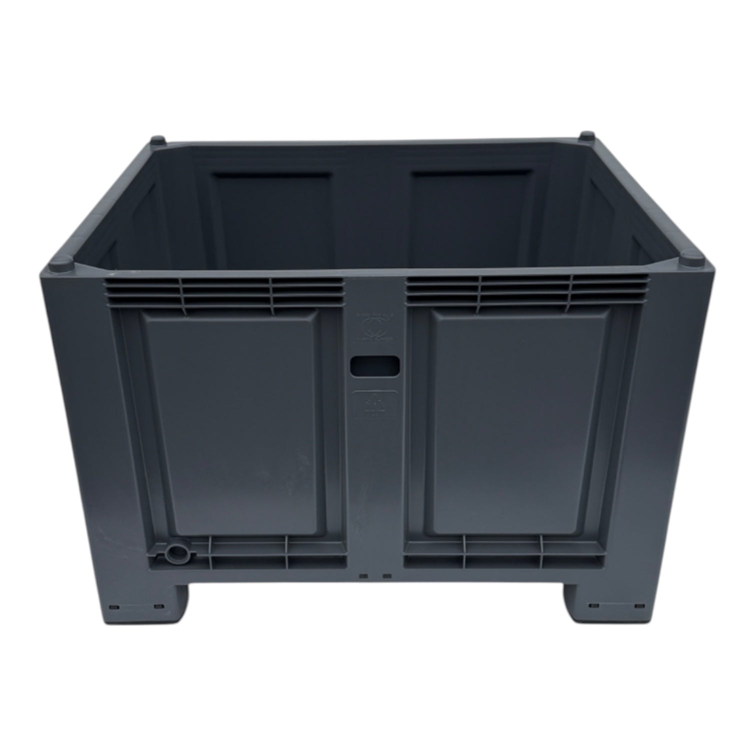 Kunststof palletbox PB011 nieuw zwart 1200 x 1000 x 830 mm - Afbeelding 16